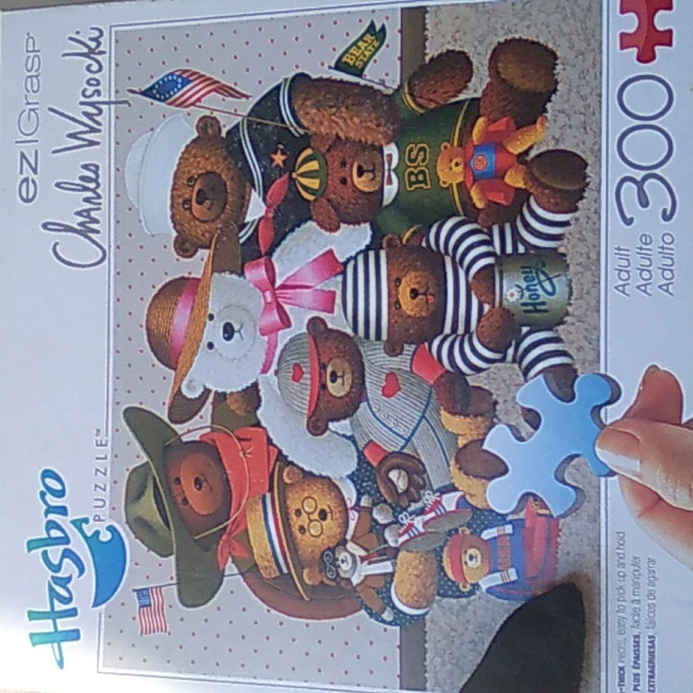 TEDDY BEARS PUZZLE 300 Piece Puzzle NIB CHAS. WYSOCKI VINTAGE